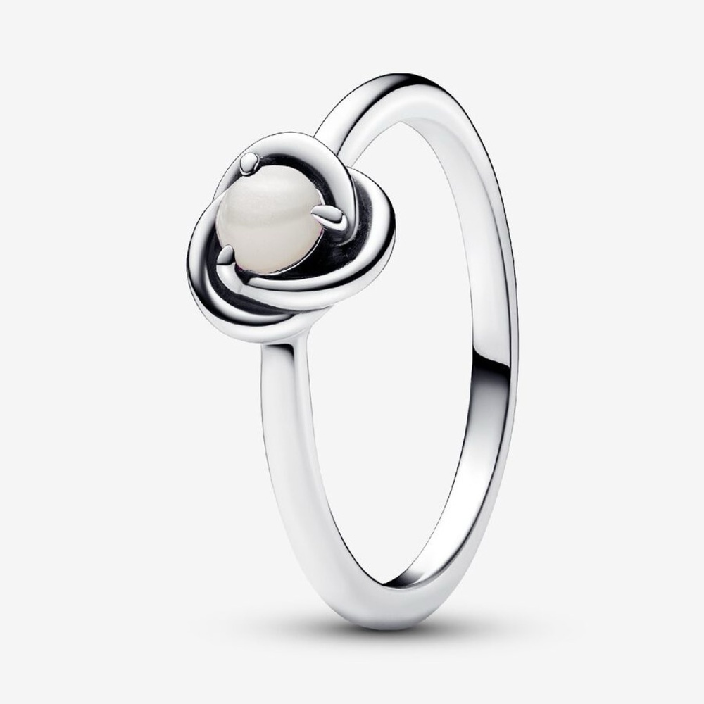 Pandora Pearl EternityCircle June Birthstone Ring
